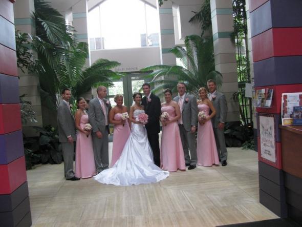 pink and grey tuxes wedding tuxes grey black pink white silver Wedding 
