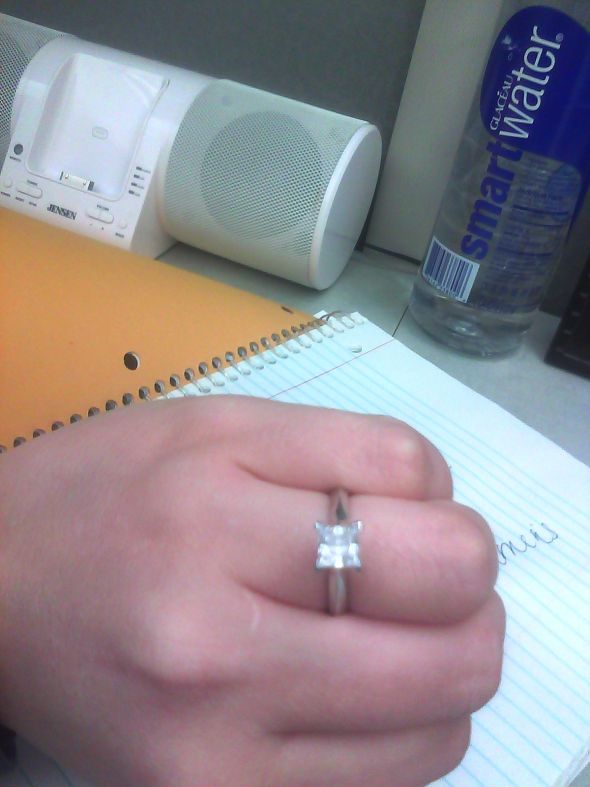 Moissanite, Moissanite! Show me your Moissanite! :  wedding moissanite forever brilliant charles and colvard danhov enhanced moissanite halo Ring2