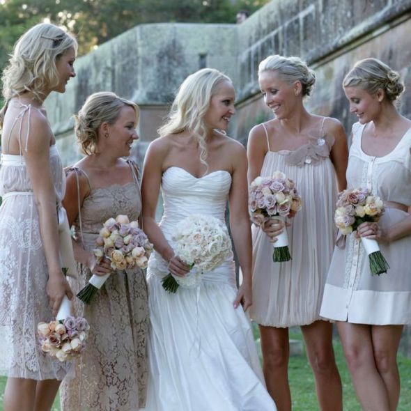 Bridesmaid's Dresses: Same or Different styles? post your pics! : wedding Girls