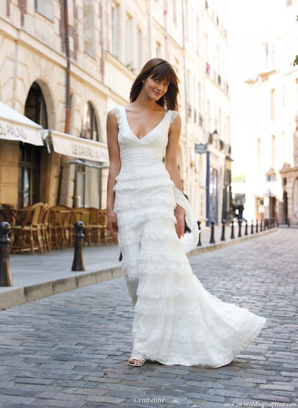 Show me your 40+ appropriate wedding dresses :  wedding Paris Cymbeline Wedding