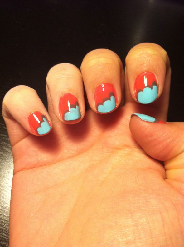 Just for fun: Post a pic of your current manicure/nail color ;) :  wedding nails mani just for fun IMG 1196