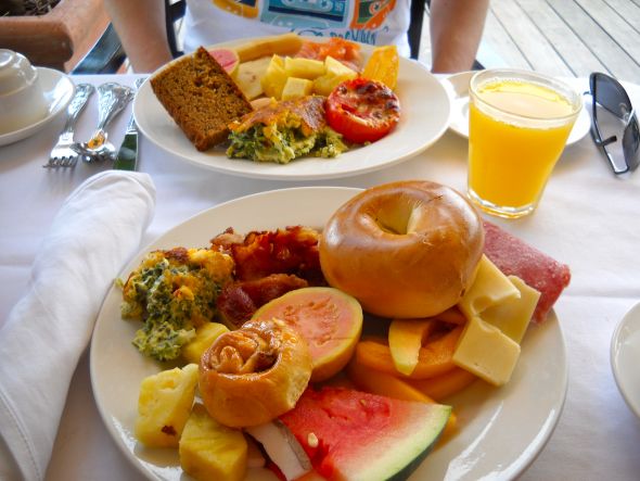 we need help picking best adults only Caribbean resort :  wedding honeymoon sandals secrets resort caribbean Breakfast