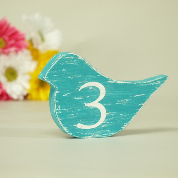 Table number suggestions :  wedding table numbers Birdtablenumber