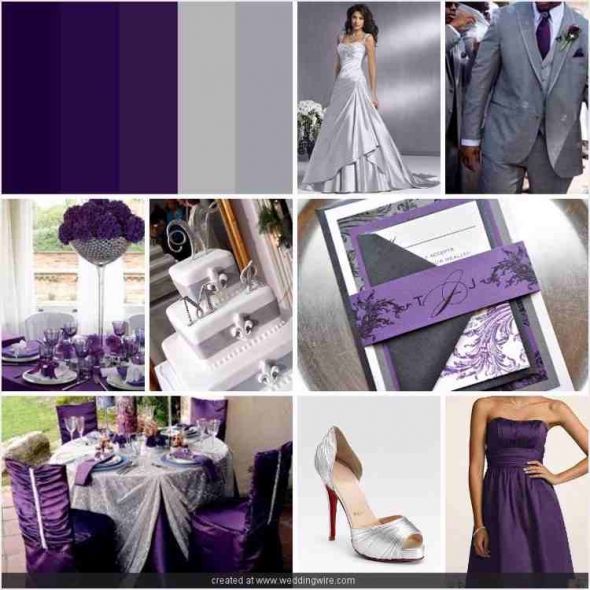 wedding decor 4537061 Option 2 My new interest purple damask black white 