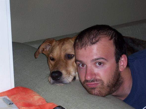 Would YOU walk your dog after dark? :  wedding Mr. Rocks And Penny