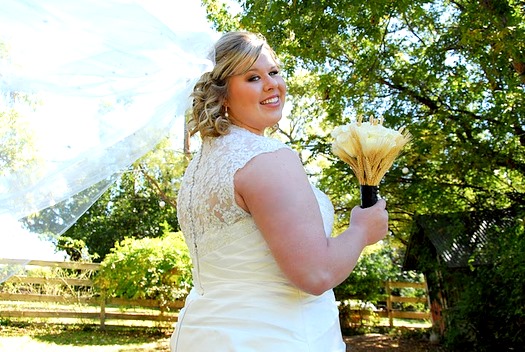 Plus Size - Full Figured Brides - Lets see your pictures!! :  wedding dress pictures plus size 1 full figured 1 bridal portraits alfred angelo 2212w maggie sottero scarlet davinc Dress3