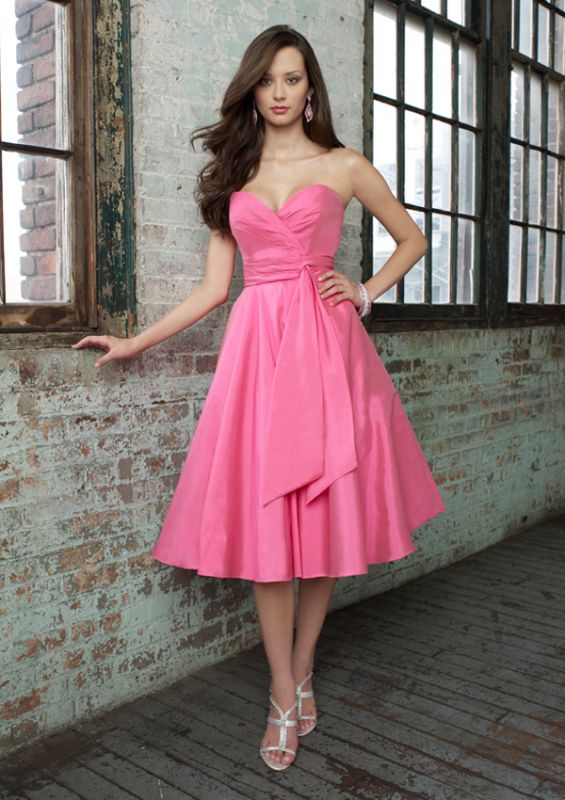 Short or long? : wedding bridesmaid short different long pink 20203 12820