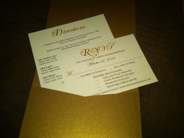 Show me your invitation inspiration! : wedding Inside Invite