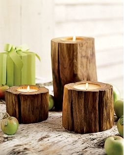 Beachy Centerpieces :  wedding beach nature centerpieces Wood Centerpiece