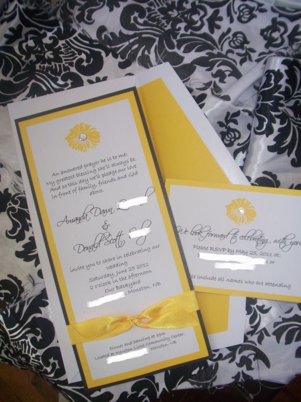 Post your Walmart, Target, Michael's, or inexpensive DIY invites! :  wedding diy invites walmart target michaels 1 cheap inexpensive Invites