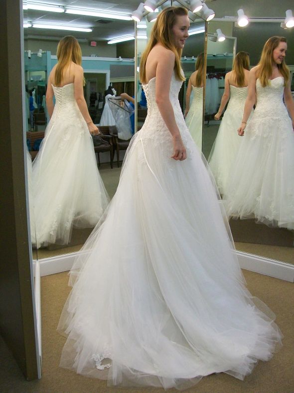 My Dress is In!!! :  wedding wedding dress ivory maggie sottero belinda in new sweetheart a line 1 lace tulle 100 0589