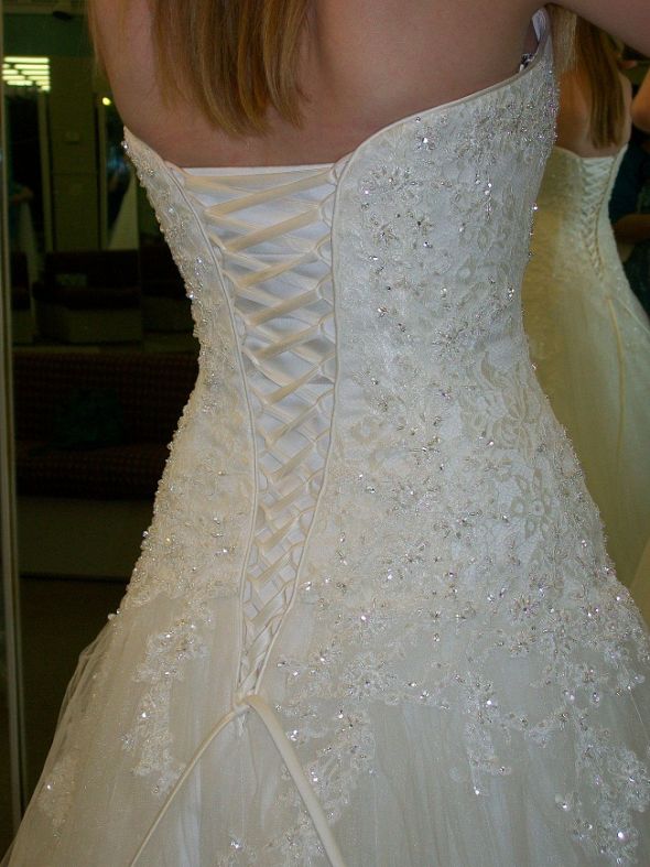 My Dress is In!!! :  wedding wedding dress ivory maggie sottero belinda in new sweetheart a line 1 lace tulle 100 0590