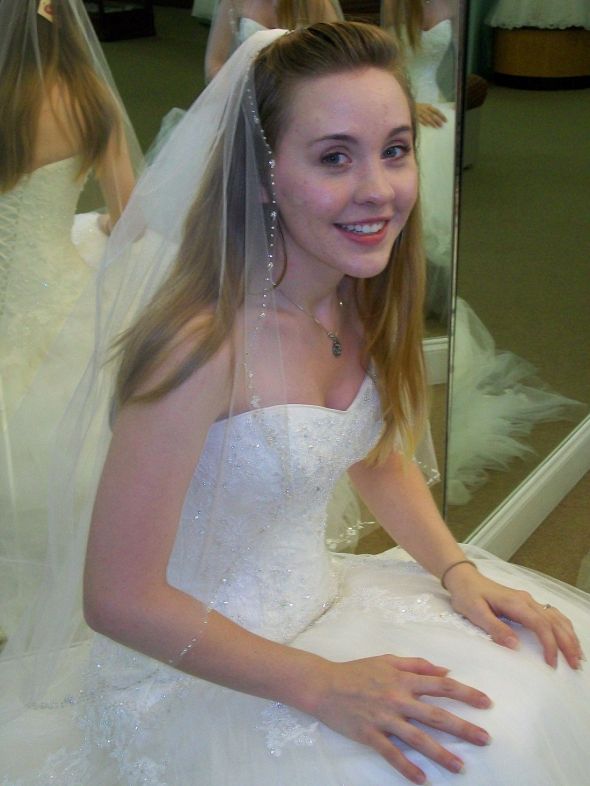 My Dress is In!!! :  wedding wedding dress ivory maggie sottero belinda in new sweetheart a line 1 lace tulle 100 0592