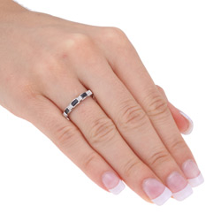 Ivory/white bm dresses, sleeved dresses and sapphire e rings...... : wedding Onhandweddingband