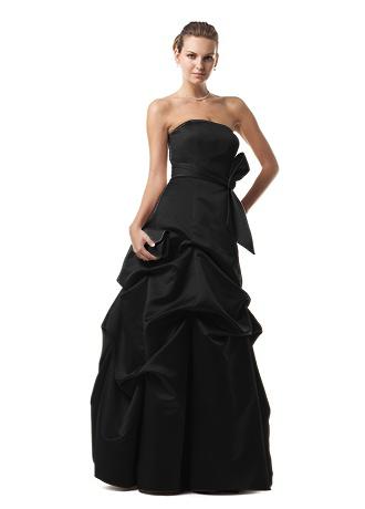 David's Bridal 81123 Black Size 8 Unaltered :  wedding black bridesmaid dress for sale bridesmaids Black