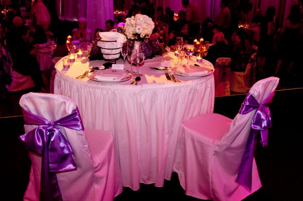 I have light purple chair sashes available from my wedding