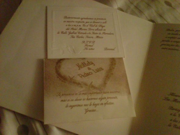 Can I see your invitations bee's? :  wedding paper invitations stationary IMG00110 20110129 2211