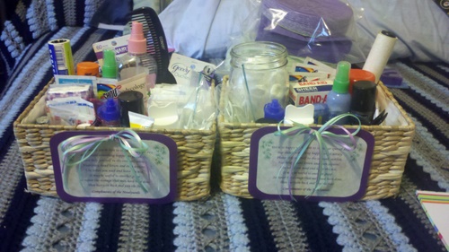 My bathroom baskets