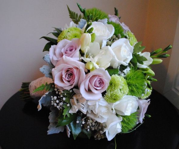 Bridal Bouquets - Colored or White :  wedding bridal bouquets flowers bouquets AJ   3.1
