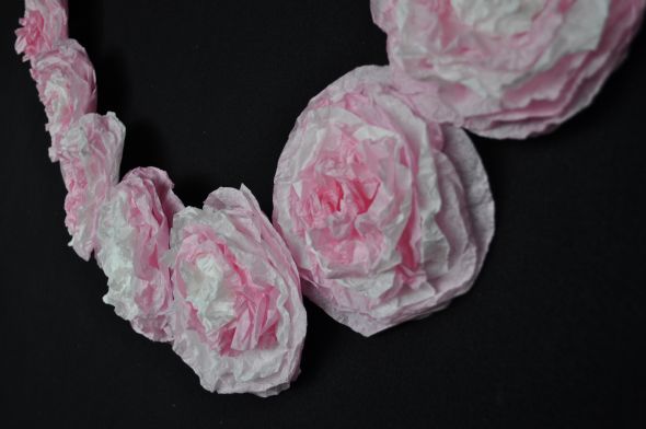 Coffee Filter Flowers :  wedding flowers diy coffee filter easy cheap centerpiece aisle cake topper nontraditional whimsica pink white ivory cake bouquet inspiration ceremony dress reception DSC 0023