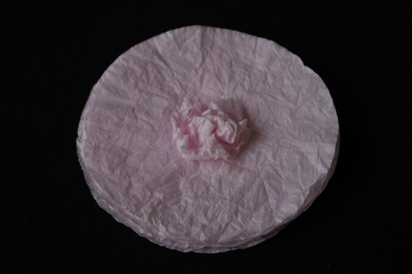 Coffee Filter Flowers :  wedding flowers diy coffee filter easy cheap centerpiece aisle cake topper nontraditional whimsica pink white ivory cake bouquet inspiration ceremony dress reception DSC 0039