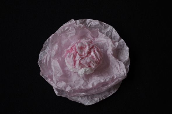 Coffee Filter Flowers :  wedding flowers diy coffee filter easy cheap centerpiece aisle cake topper nontraditional whimsica pink white ivory cake bouquet inspiration ceremony dress reception DSC 0047