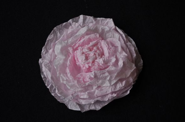 Coffee Filter Flowers :  wedding flowers diy coffee filter easy cheap centerpiece aisle cake topper nontraditional whimsica pink white ivory cake bouquet inspiration ceremony dress reception DSC 0050