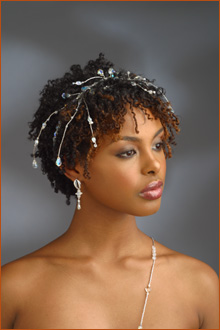 Natural Hair :  wedding natural hair curly Style1c
