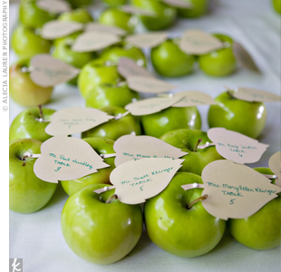apple wedding decorations