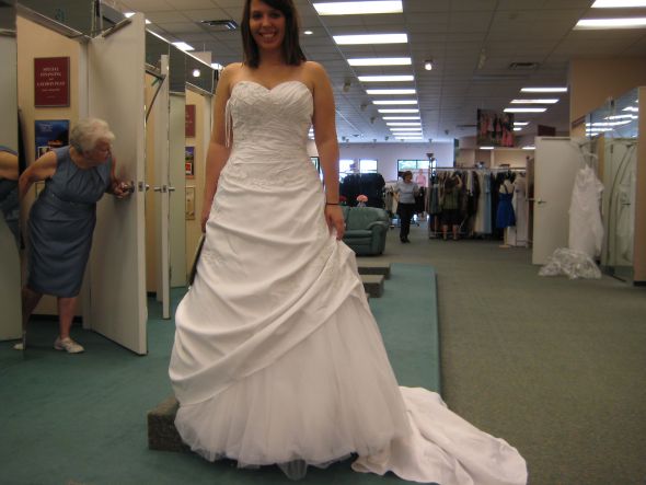 Why did you choose a dress with pick ups? :  wedding Dress