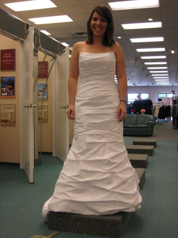 Why did you choose a dress with pick ups? :  wedding Pickup1
