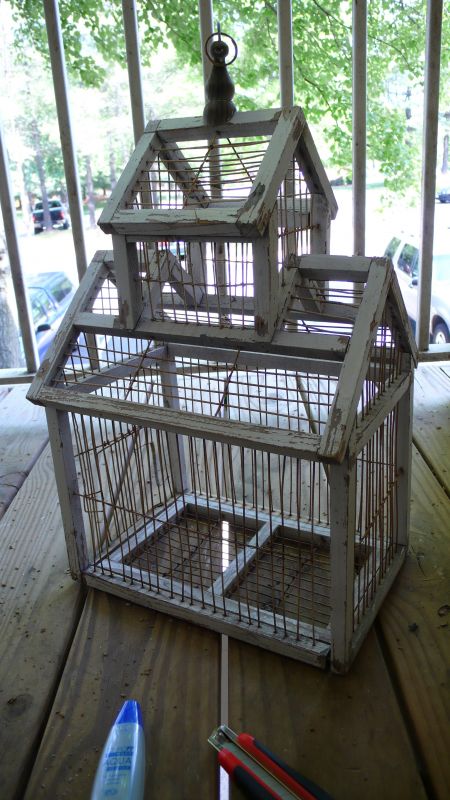 bird cage card box From crusty to formal wedding diy card cage bird cage