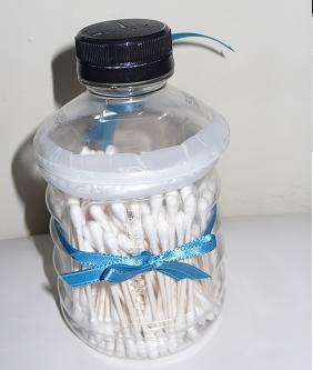 DIY crazy -- all the money is going to honeymoon savings-- so i can't shop! :  wedding diy hangers q tip jar necklace hanger Qtip