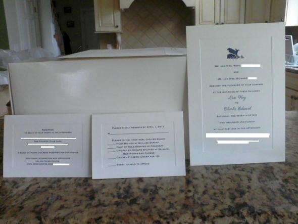Can I see your invitations bee's? : wedding paper invitations stationary Invitations