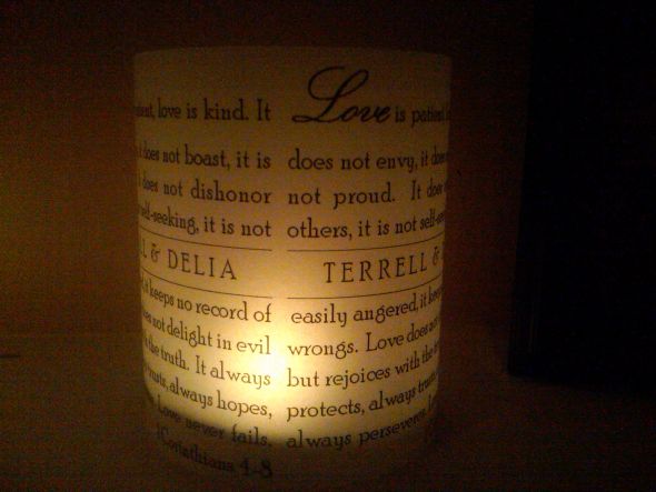 I had leftover vellum paper... what do i do with them now? :  wedding luminary lumie votive reception lighting vellum diy Lumie Edge