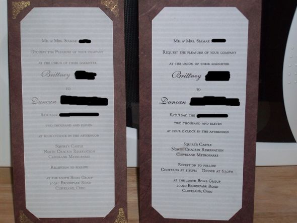 wedding invitation invitations diy homemade poll embellishment 100