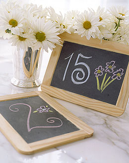 Need Table number Ideas for 40+ Tables.... :  wedding Chalkboard Table Number