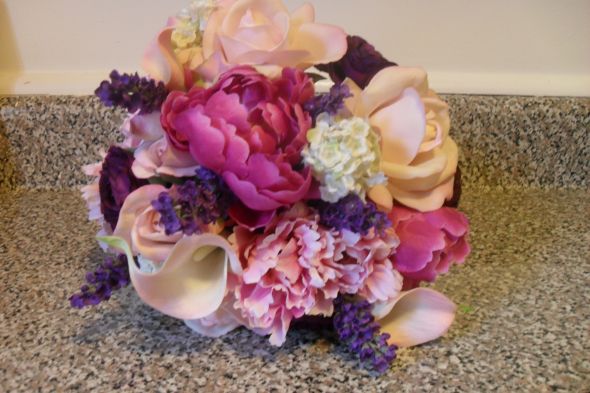 MY DIY BOUQUETS****PIC HEAVY*** :  wedding bouquet bride flowers bridesmaid boutineer SDC12283
