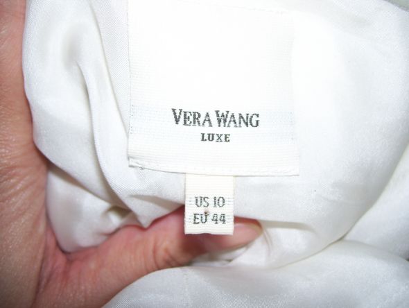 Vera Wang Diana Sample :  wedding vera wang diana ivory dress Vera Wang Tag
