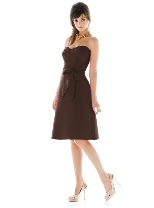 What do you think about brown BM dresses in March? :  wedding Bmdressbrwn