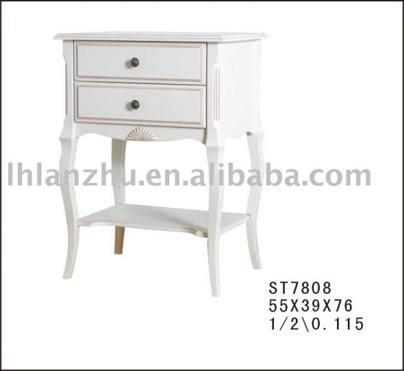 NEW Nightstands with my *UNIQUE* Headboard, need opinions! :  wedding Rustic Style White Night Stand
