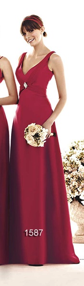 Winter wedding bridesmaids :  wedding Bmdress