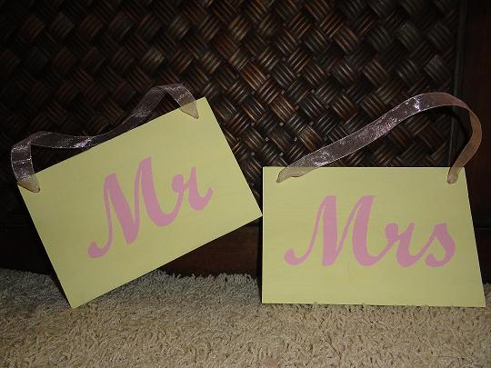 ***Mr. & Mrs. Wedding Signs*** :  wedding ceremony diy reception DSC00516 Resized