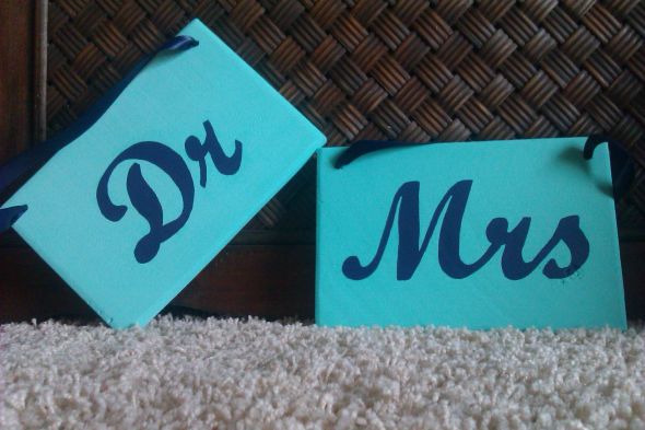 ***Mr. & Mrs. Wedding Signs*** :  wedding ceremony diy reception IMAG0108