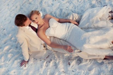 My photographer worked magic! :  wedding beach ceremony 0036