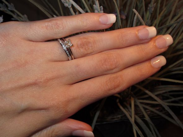 Married and loving my new bling! Newlyweds, show me your rings! :  wedding Rings