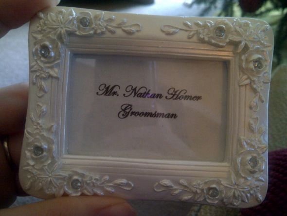 Ivory Place Card Frames : wedding ivory reception Close Place Card