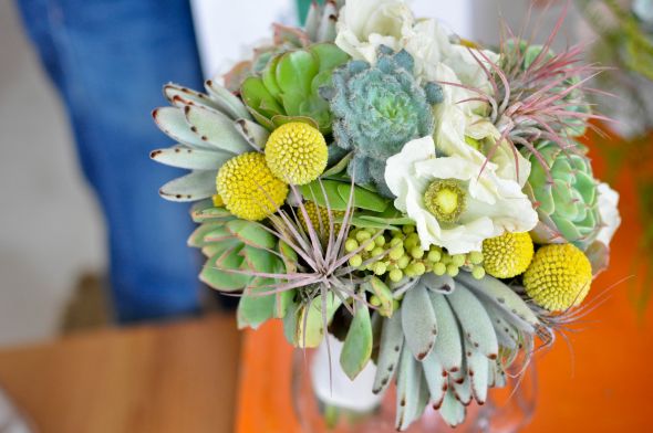Have you used succulents for your bouquet? Cost? : wedding succulents succulent bouquet DSC 0243