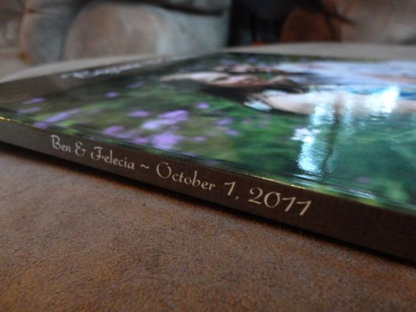 Yea! My Semi-DIY Guestbook from Mixbook, I <3 it!!!! :  wedding guestbook mixbook DSC00130