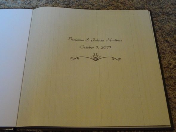 Yea! My Semi-DIY Guestbook from Mixbook, I <3 it!!!! :  wedding guestbook mixbook DSC00131